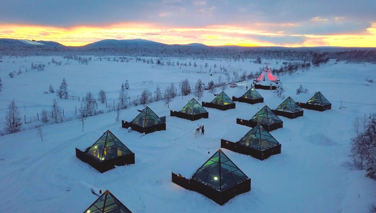 Aurora Pyramid Glass Igloos Kongas Екстер'єр фото