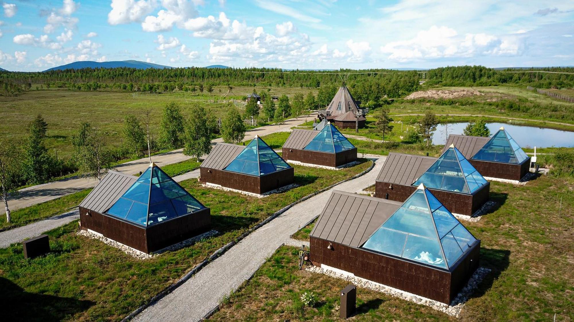 Aurora Pyramid Glass Igloos Kongas Екстер'єр фото