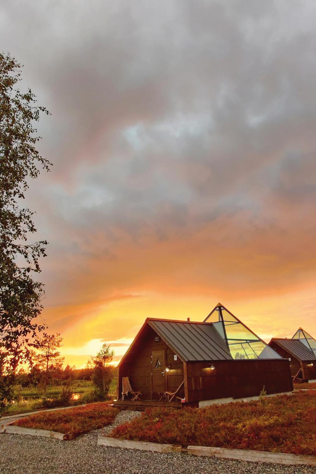 Aurora Pyramid Glass Igloos Kongas Екстер'єр фото